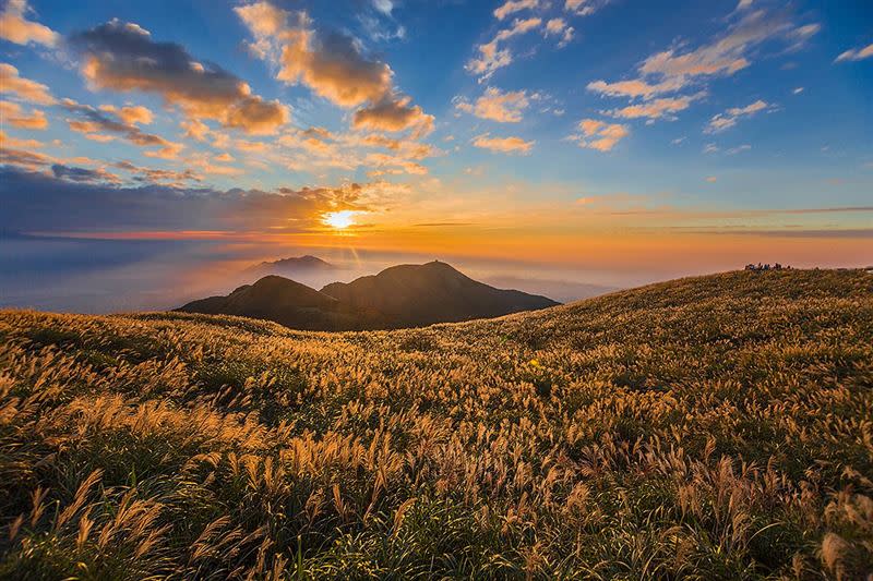 台北大縱走路線許多都會經過陽明山，此為大屯山主峰風光（圖／翻攝自台北市政府官網）