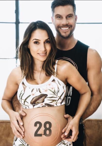 The couple are expecting a baby girl together! Source: Instagram