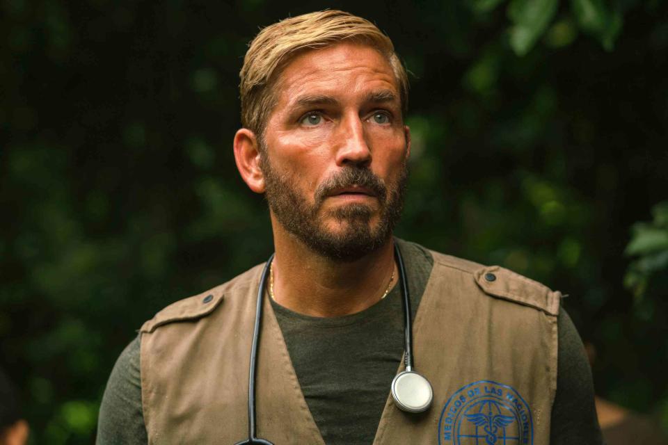 <p>Amazon Prime Video / Courtesy Everett Collection</p> Jim Caviezel in "Sound of Freedom"