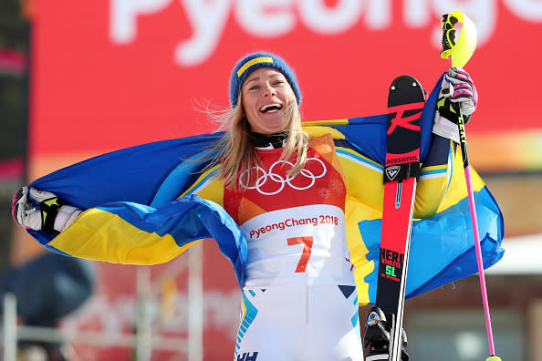 Frida Hansdotter feierte sensationell Gold – Mikaela Shiffrin blieb auf Rang vier zurück.