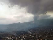 FILE PHOTO: Volcano eruption on the Island of La Palma