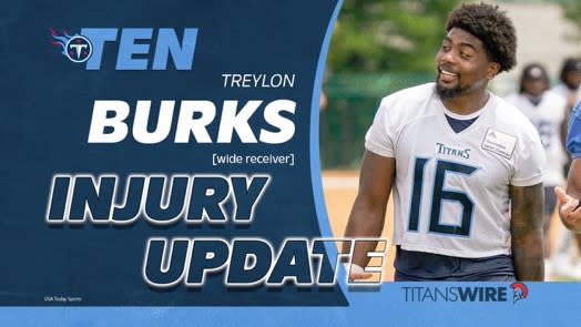 Titans wide receiver Treylon Burks expected to miss 'few weeks' with knee  injury: report