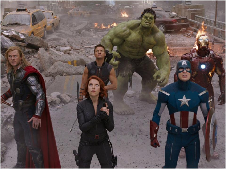 The Avengers battle of New York