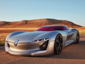 <h3>Lastly, Renault showed of its Trezor concept car. It can accelerate to 62 mph in less than 4 seconds.</h3>