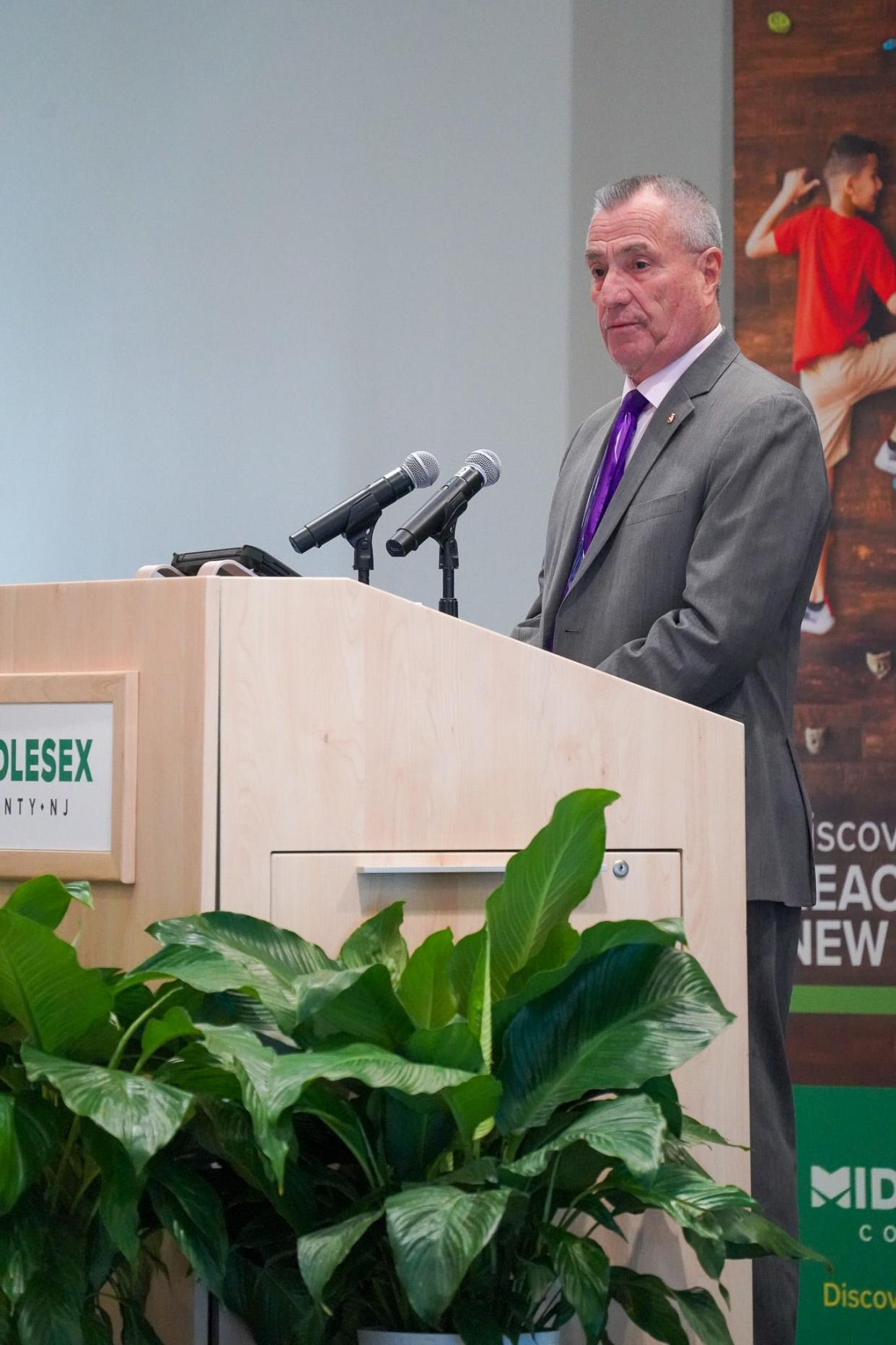 Middlesex County Commissioner Director Ronald G. Rios delivered his 2024 State of the County address Tuesday at Middlesex College.