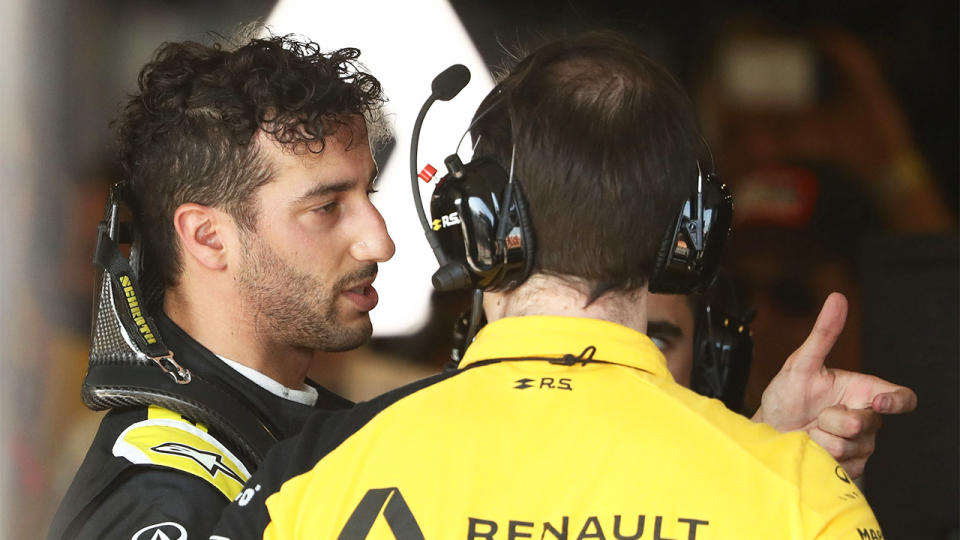 Daniel Ricciardo and Renault Sport F1 at the Grand Prix at Melbourne Grand Prix Circuit. (Getty Images)