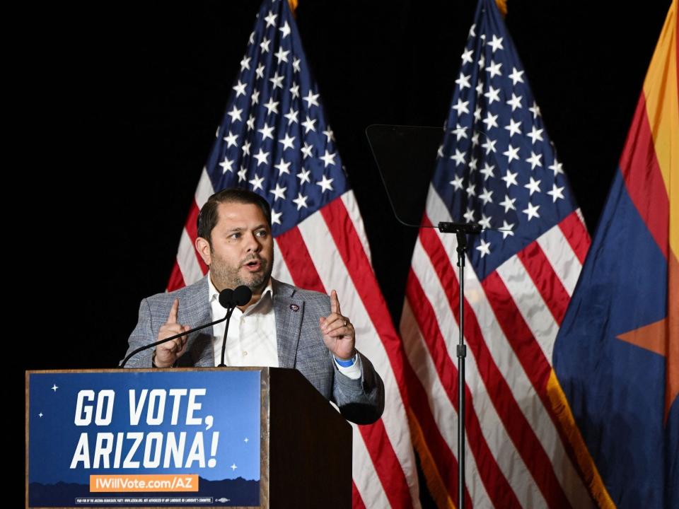 Democratic Rep. Ruben Gallego of Arizona was widely expected to launch a primary campaign against Sinema.