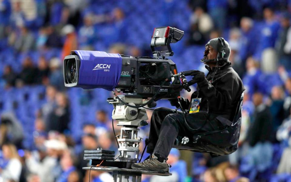 The ACC Network broadcast Pittsburgh’s game with Duke at Wallace Wade Stadium in Durham, N.C., Saturday, Oct. 5, 2019.