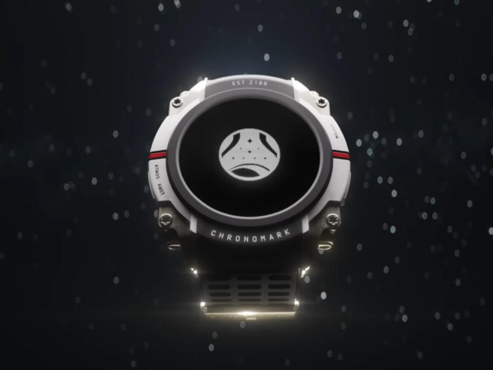 Así de bello se ve el reloj digital de la Starfield: Constellation Edition