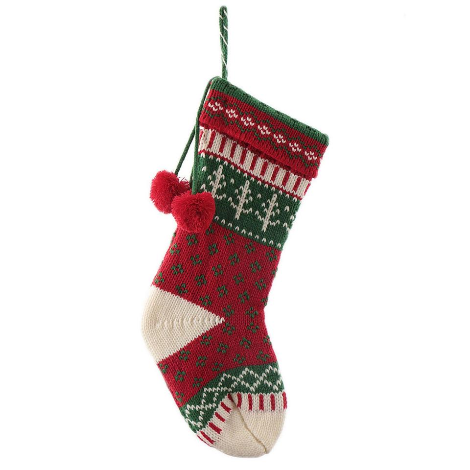 Wondershop 20-inch Knit Fair Isle Christmas Stocking. (Photo: Target)