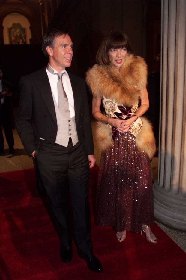 Tommy Hilfiger and Anna Wintour at the 1999 Met Gala.<p>Photo: KMazur/WireImage/Getty Images</p>