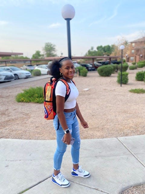 Chandler freshman S'Niyah Cade holds the best time of the year in Arizona in the 100 and 200-meter dash. Cade was The Arizona Republic's Girls Athlete of the Week on March 31, 2022.