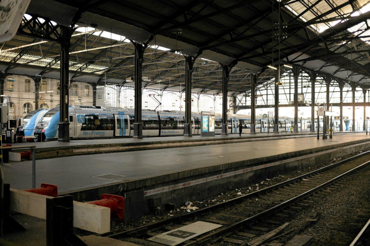 La gare Saint-Lazare à Paris, le 30 novembre 2023 (photo d'illustration).  - Credit:Villette Pierrick / Villette Pierrick/ABACA
