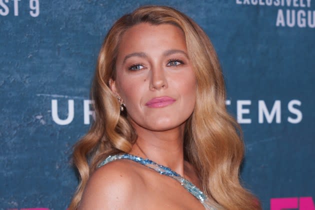 Blake Lively at the 'It Ends With Us' premiere on Aug. 6, 2024, in New York City. - Credit: Gotham/WireImage