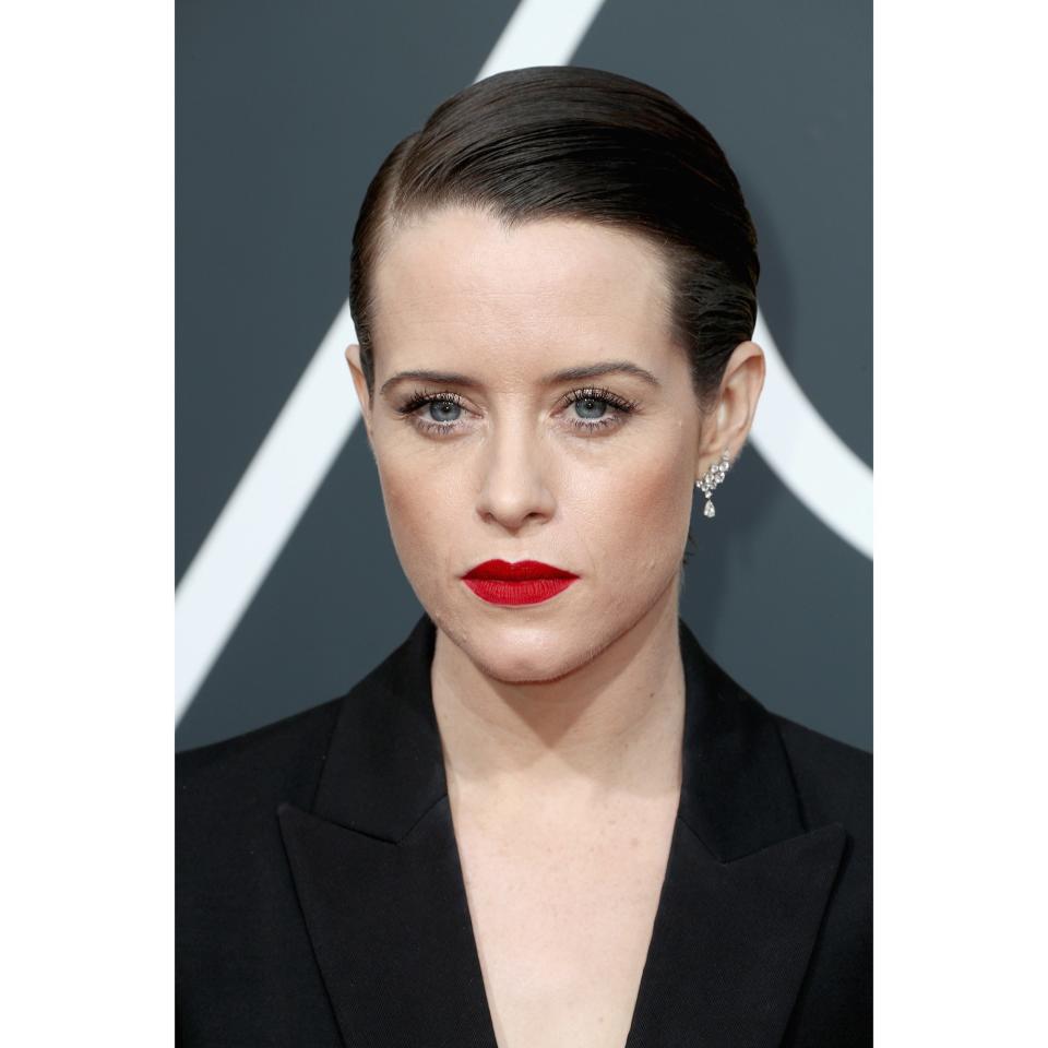 Claire Foy: Slicked to the Side