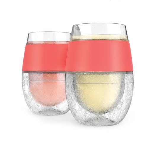 Host Wine Freeze Stemmed Cooling Cups (Set of 4) in Tinted