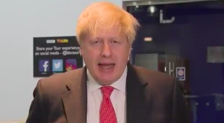 Boris Johnson said the invite to Donald Trump should remain (Grab)