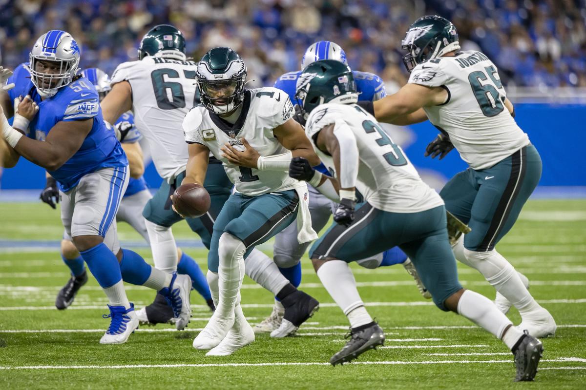 Detroit Lions prepare for tough task of dual-threat Eagles QB Jalen Hurts  in Week 1 