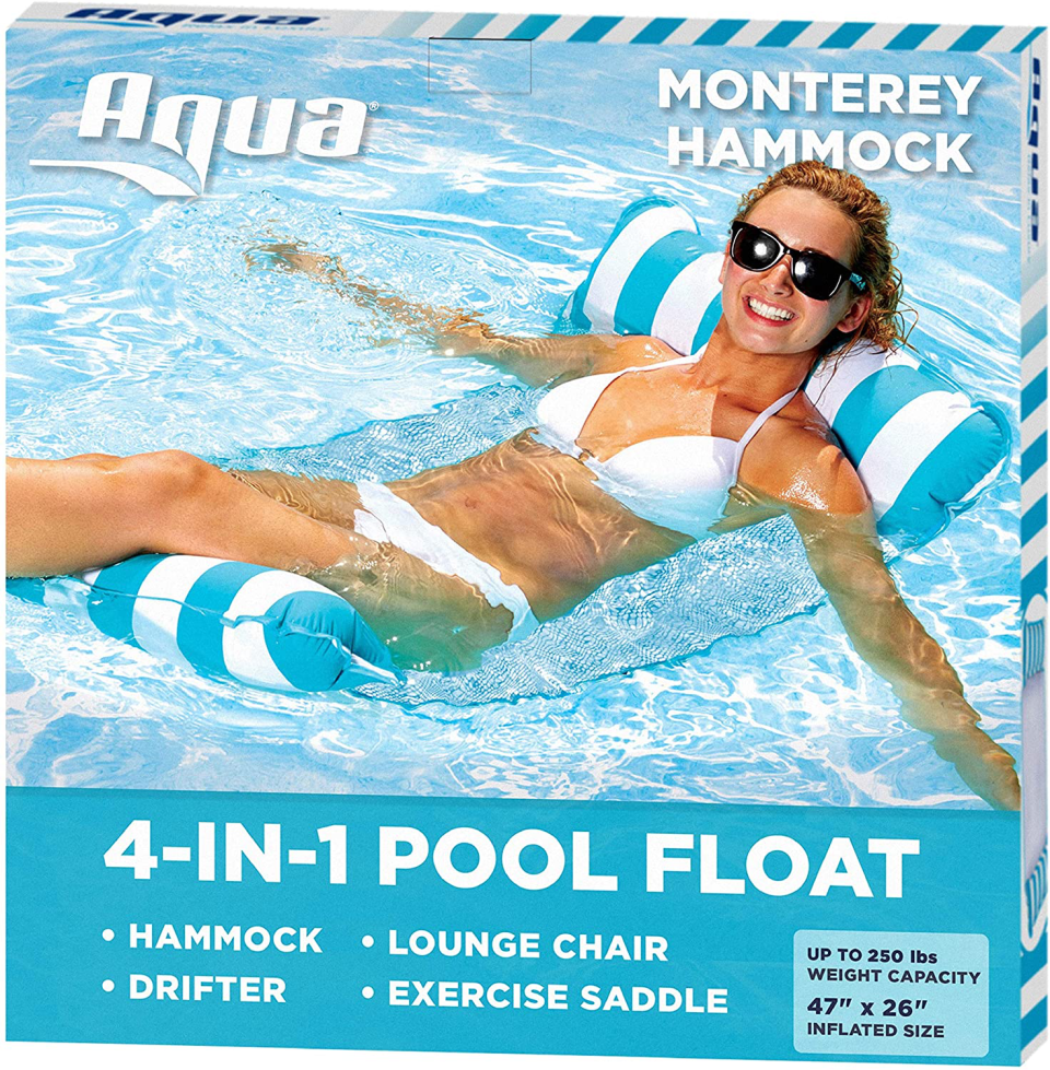 Aqua 4-in-1 Monterey Hammock Inflatable Pool Float (Amazon / Amazon)