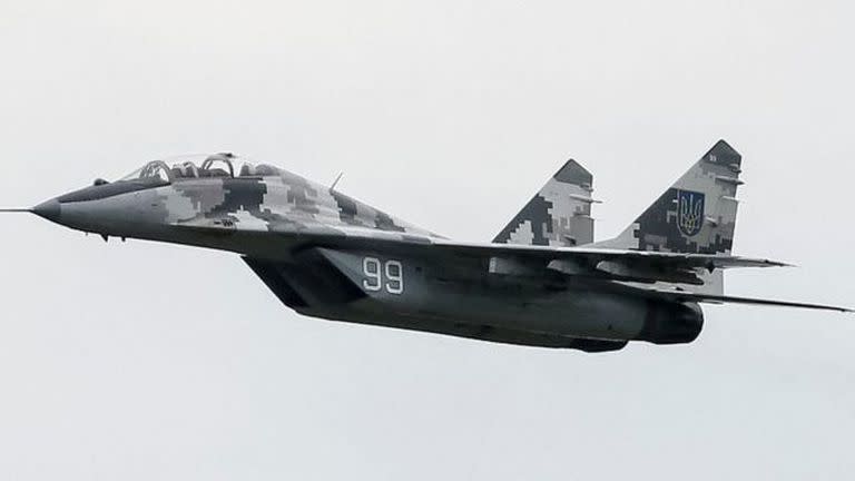 Los MiG-29 de Ucrania no son tan avanzados como algunos de los cazas de Rusia