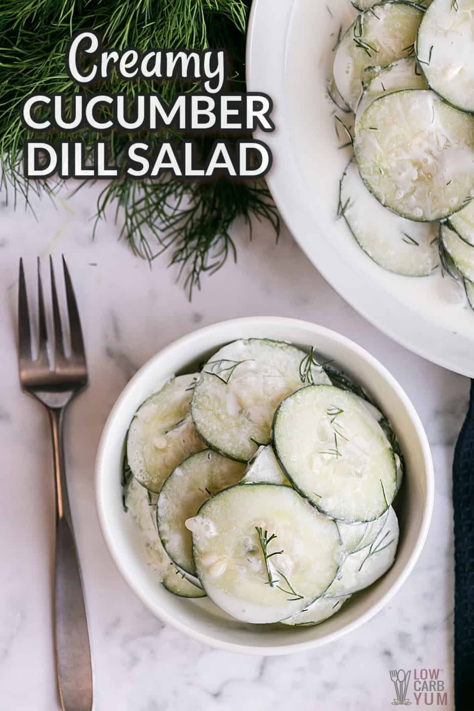 Creamy Cucumber Dill Salad