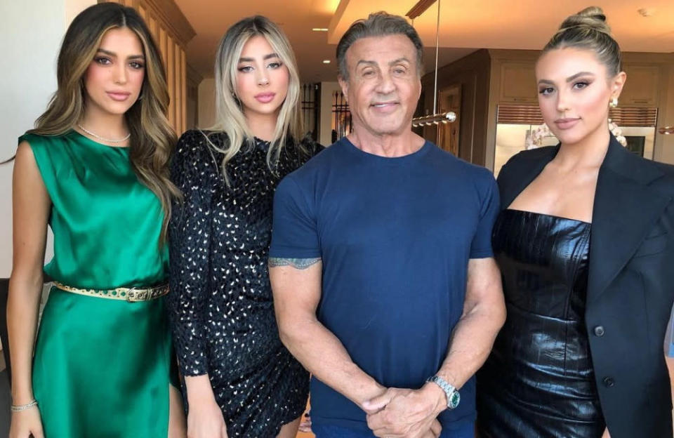 Sylvester Stallone is dad to daughters Sophia, Sistine and Scarlet credit:Bang Showbiz