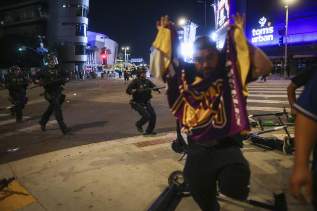 Lakers fan in bubble celebrated win amid 76 arrests