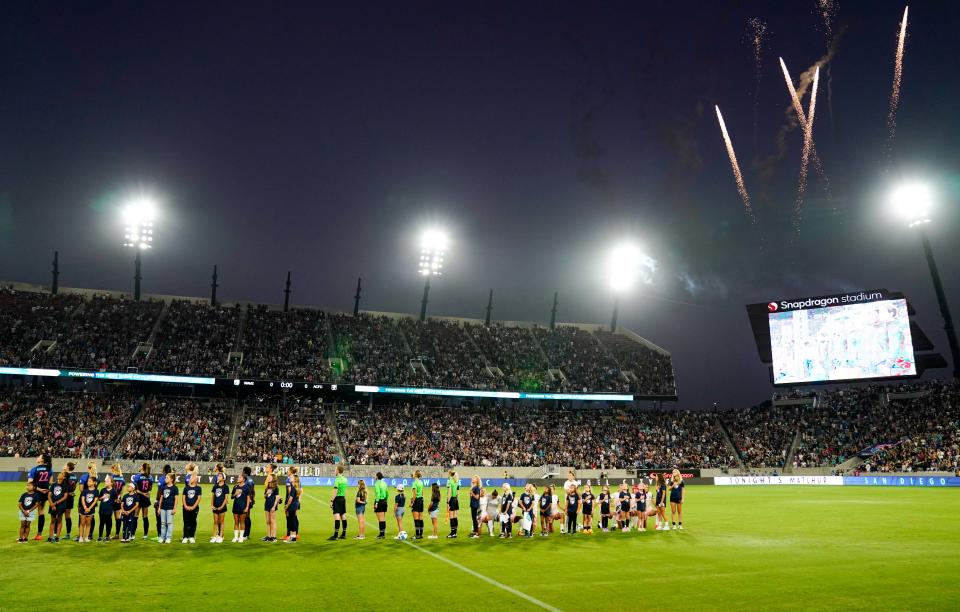 San Diego Wave set NWSL single-game attendance records in its inaugural season in both the regular season and the playoffs.