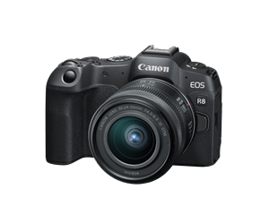 EOS R8 with RF24-50mm F4.5-6.3 IS STM Lens