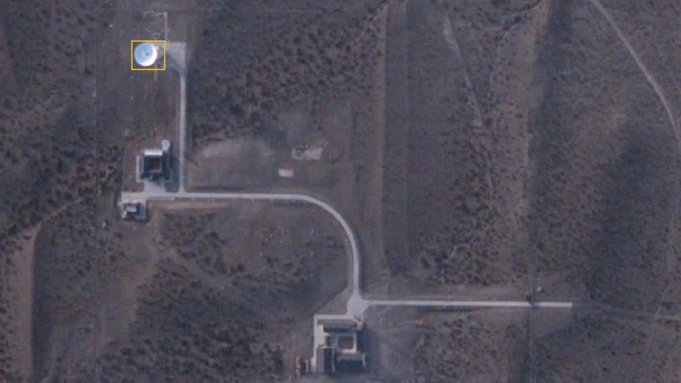 Satellite image provided to CNN by BlackSky shows China's deep space ground station in Argentina. - BlackSky