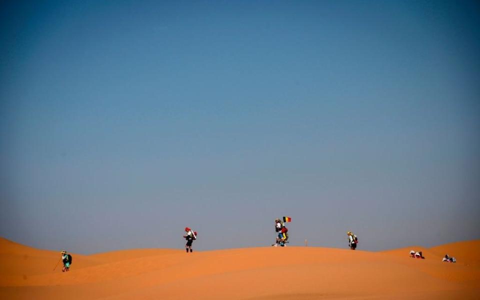 Runners on the Marathon des Sables - Getty