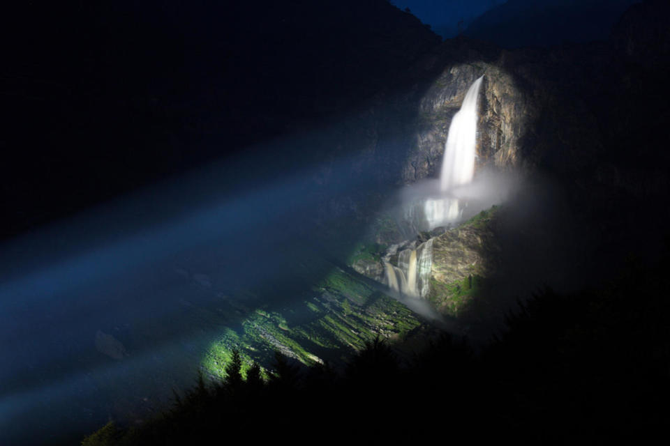 <p>Cascate del Serio, Lombardy, Italy, height 315 meters, over 1,000 feet. (Matteo Rinaldi/ Caters News)</p>