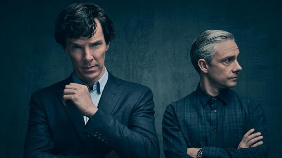 Im Juni kehren auch Sherlock Holmes (Benedict Cumberbatch) und Dr. Watson (Martin Freeman) auf die heimischen Bildschirme zurück. Die ARD zeigt die vierte Staffel des dynamischen Detektiv-Duos an Pfingsten. Los geht’s am 4. Juni. (Bild-Copyright: BBC)