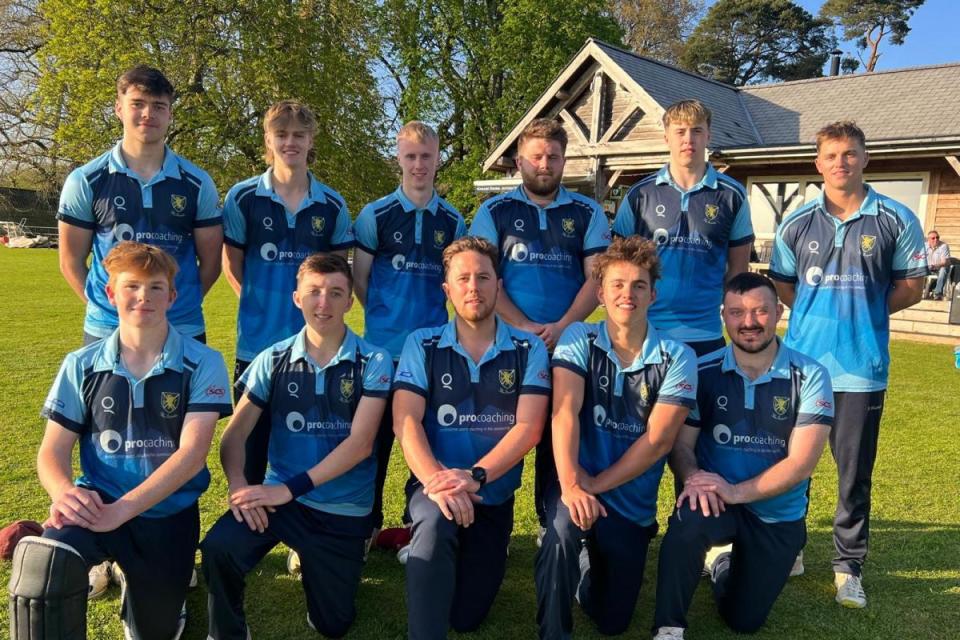 The Saints squad from the weekend <i>(Image: Taunton St Andrews CC)</i>