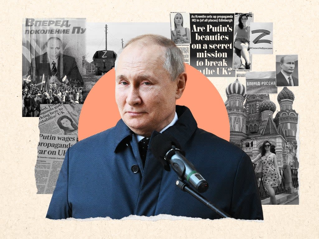 Russian president Vladimir Putin  (Getty/The Independent)