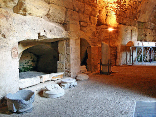 Un anfiteatro romano en Lecce, Italia, un ejemplo de las muchas capas de historia desenterrados por Luciano Faggiano. Foto Creative Commons de Dan Diffendale.