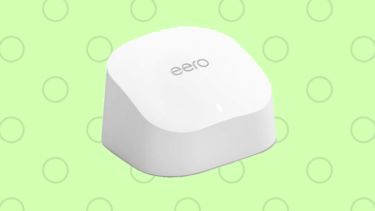 If your current router's coverage is weak, slow, or spotty, it's time to drop that zero and get with a hero...which happens to be named Eero. (Photo: Amazon)