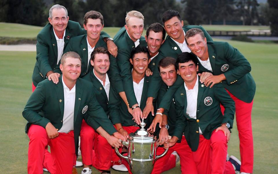 The US team added Walker Cup glory to their Solheim Cup victory last month - AP