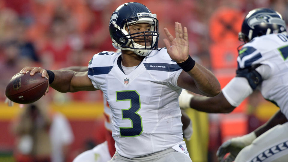 Russell Wilson is our top QB under 30. (AP)