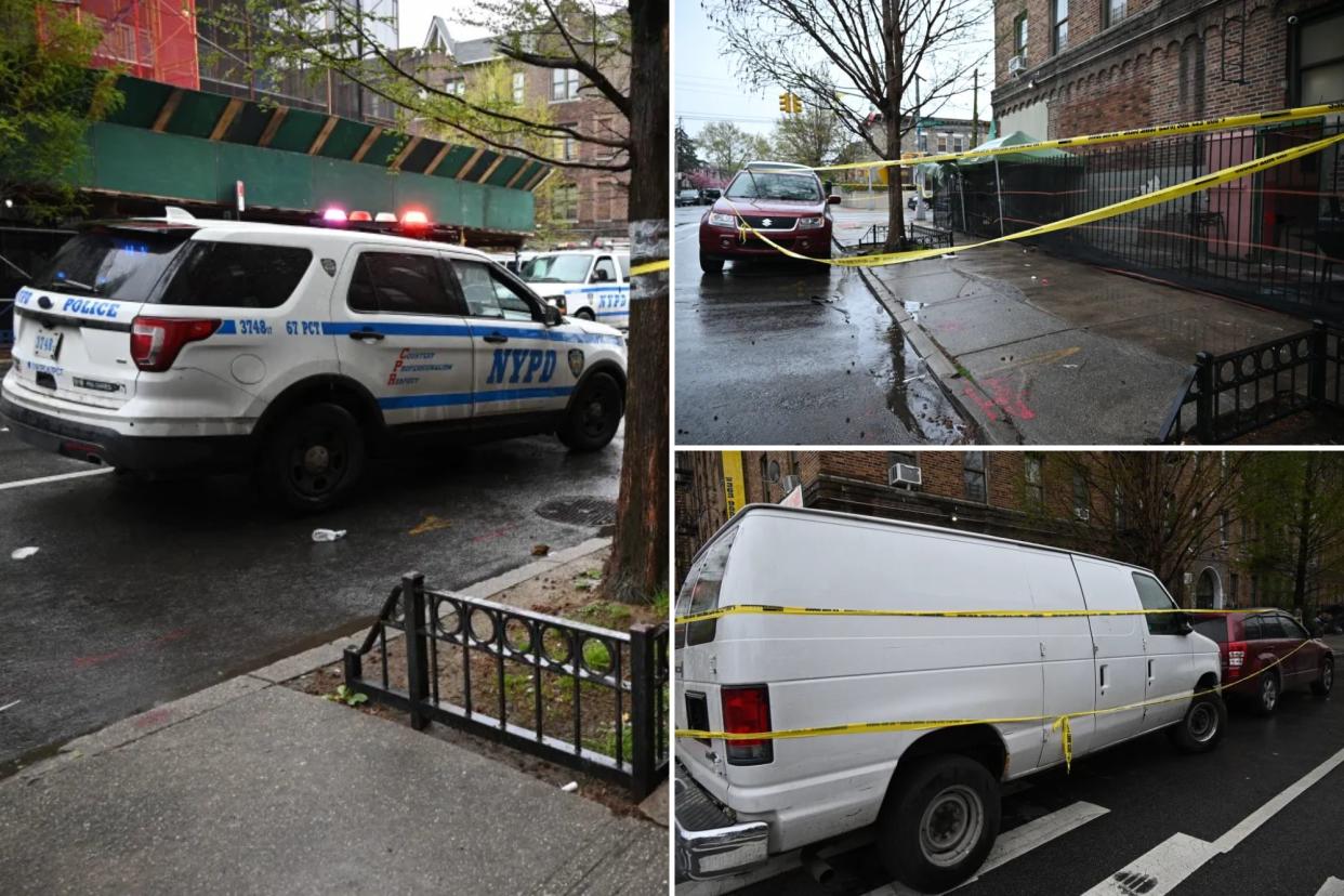 A man was gunned down in Brooklyn overnight, police said.