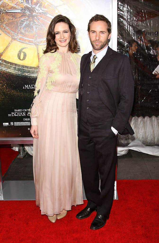 Hugo NY Premiere 2011 Emily Mortimer Alessandro Nivola