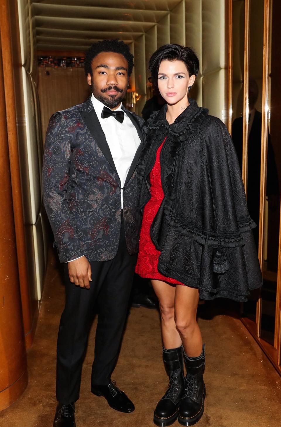 Donald Glover and Ruby Rose