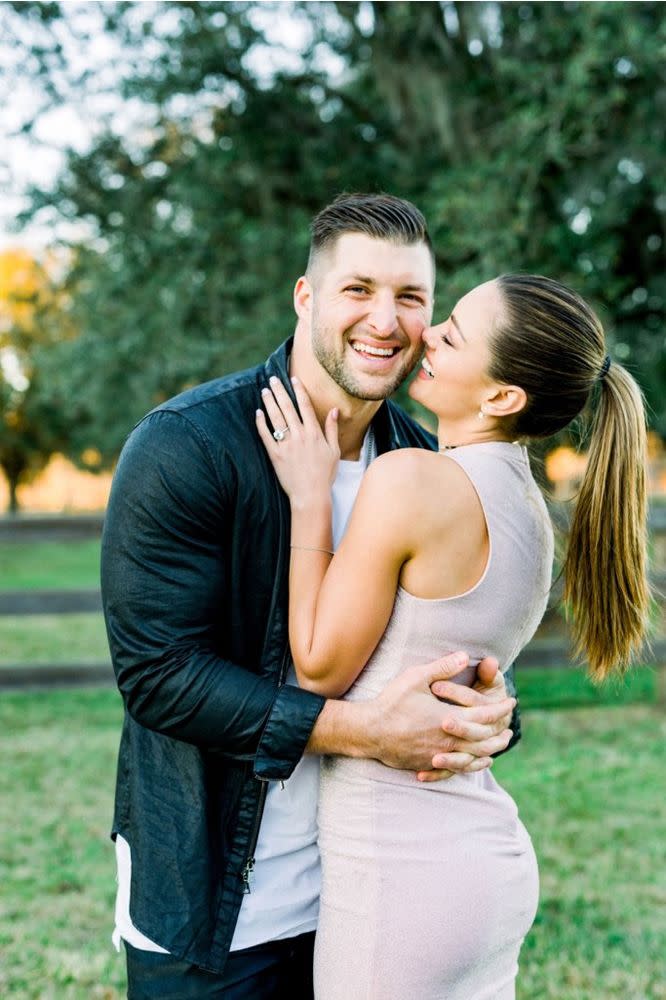 Tim Tebow and Demi-Leigh Nel-Peters