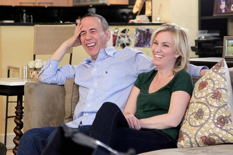 Lou Rocco/Disney/getty Gilbert Gottfried and wife Dara Gottfried