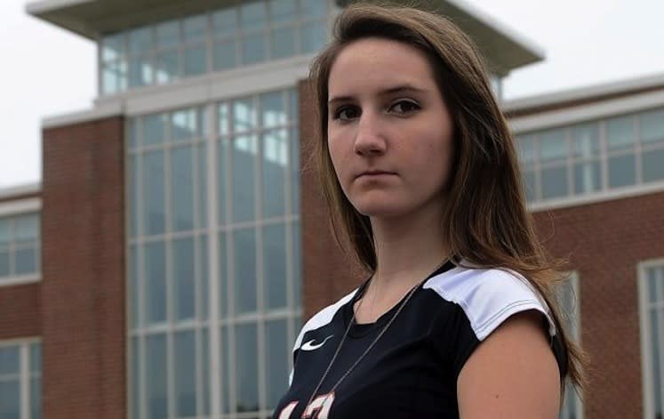 North Andover (Mass.) prep volleyball standout Erin Cox is being accused of lying -- Boston Globe