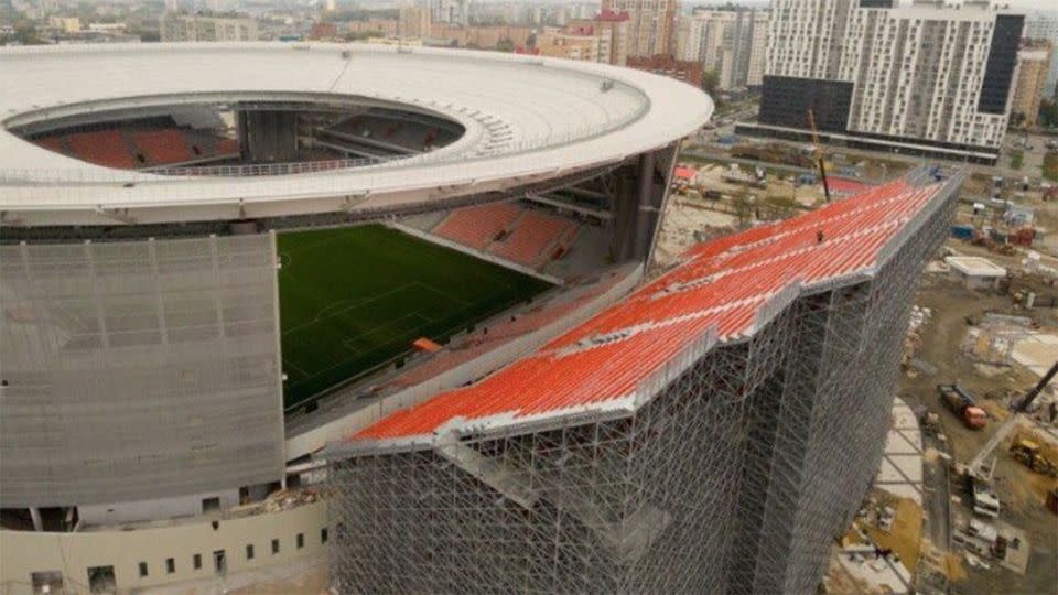 This is one way to expand your stadium's capacity. Pic: Twitter