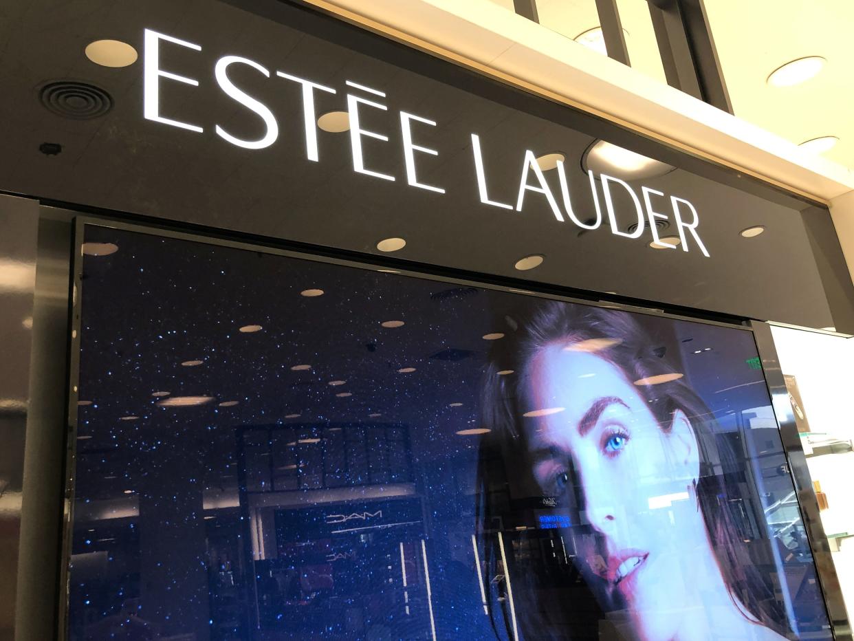 Estee Lauder display