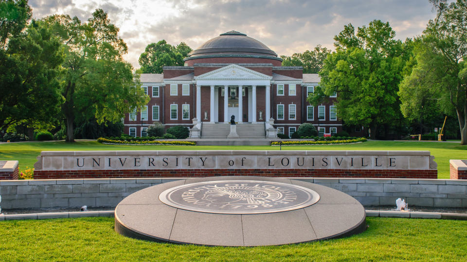 LOUISVILLE, KENTUCKY, USA - JUNE 12, 2016: The University of Louisville (UofL) is a public university in Louisville, Kentucky.