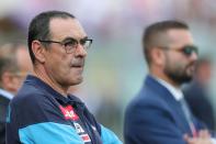 Maurizio Sarri feeling the love from Chelsea fans as 'Sarriball' invention makes him laugh