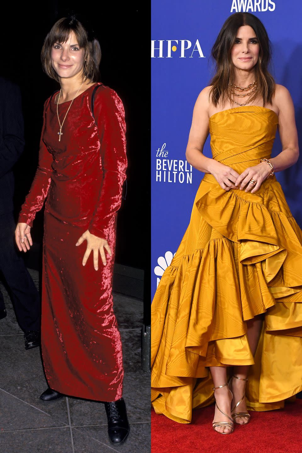 Sandra Bullock 1993 v. Now